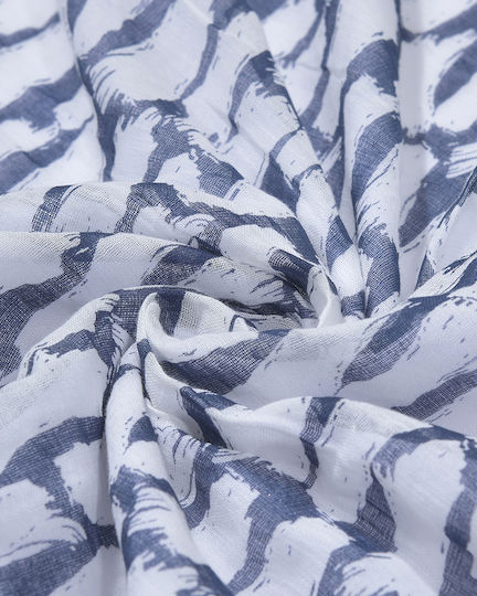 Ble Resort Collection Beach Towel Cotton White 180x100cm.