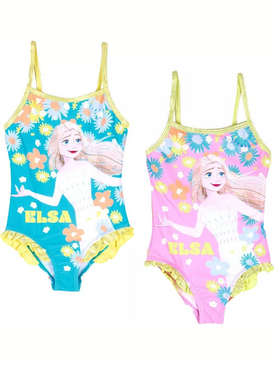 Disney Frozen Kids Swimwear One-Piece Pink