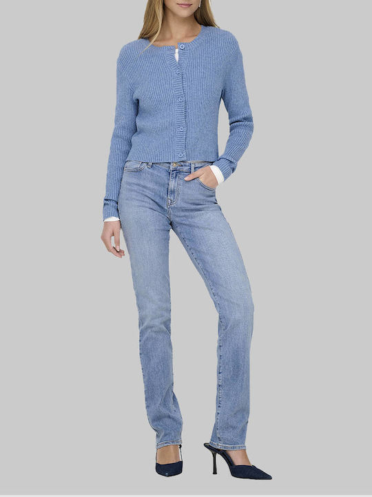 Women's Jean Trousers in Slim Fit Light Blue Denim