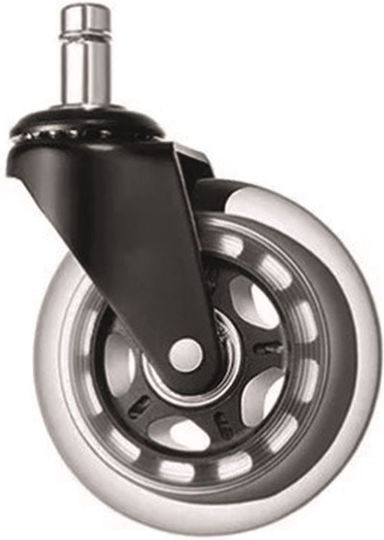 Woodwell BF Furniture Wheel made of Plastic Clear 6.5x6.5cm