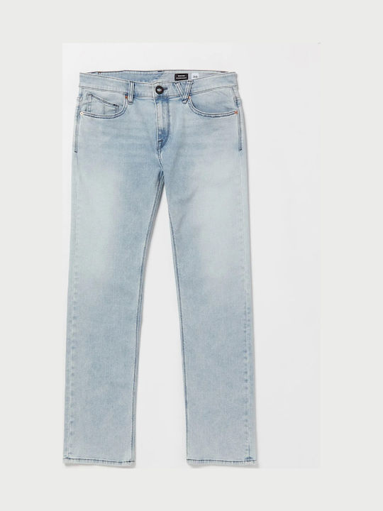Solver Ανδρικό Παντελόνι Τζιν με Regular Straight Εφαρμογή Powder Blue