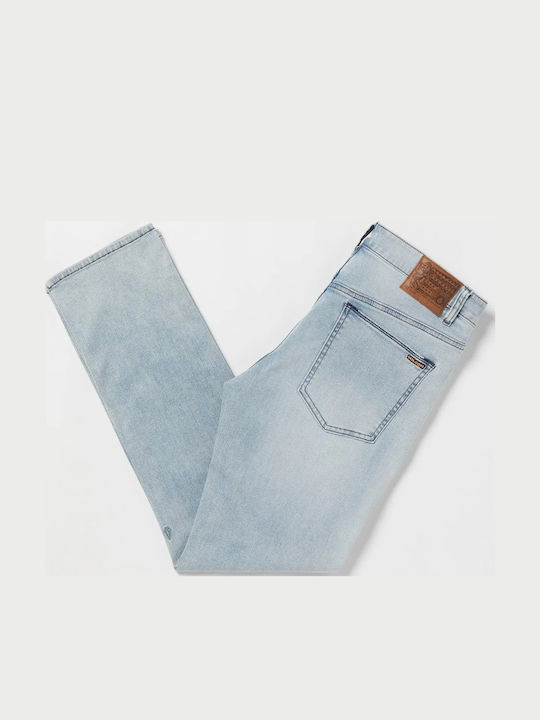 Solver Ανδρικό Παντελόνι Τζιν με Regular Straight Εφαρμογή Powder Blue