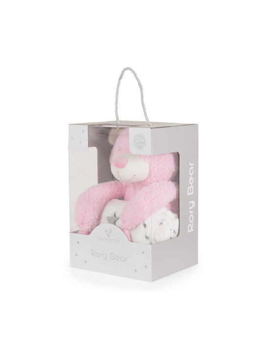 Cangaroo Blanket Nursery Swaddling Blankets Rory Bear Pink with Animal 75x90cm