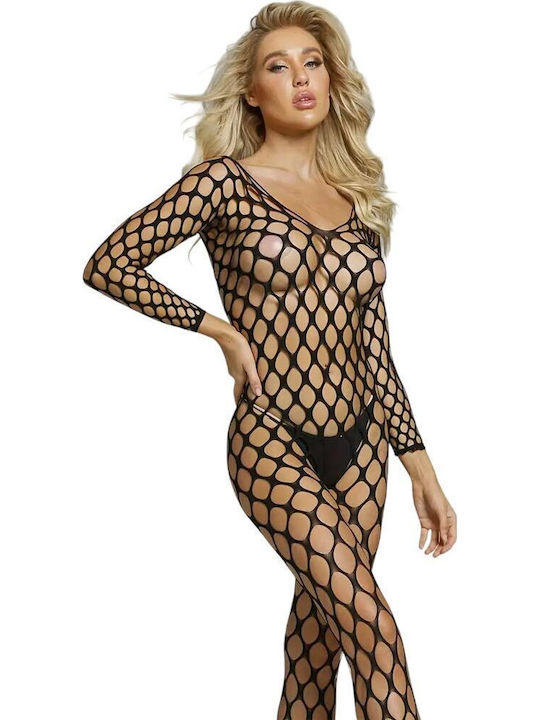 Annamu Feel Me Bodystocking Negru A-1013