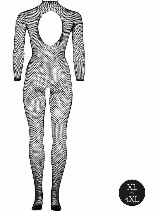 Fishnet Bodystocking Long Sleeve Crotchless XL/4XL