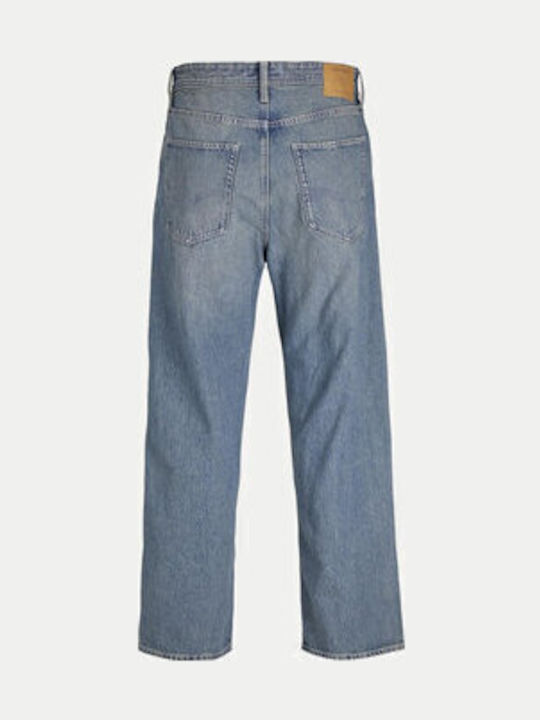 Ανδρικό Παντελόνι Τζιν με Loose Baggy Εφαρμογή Μπλε