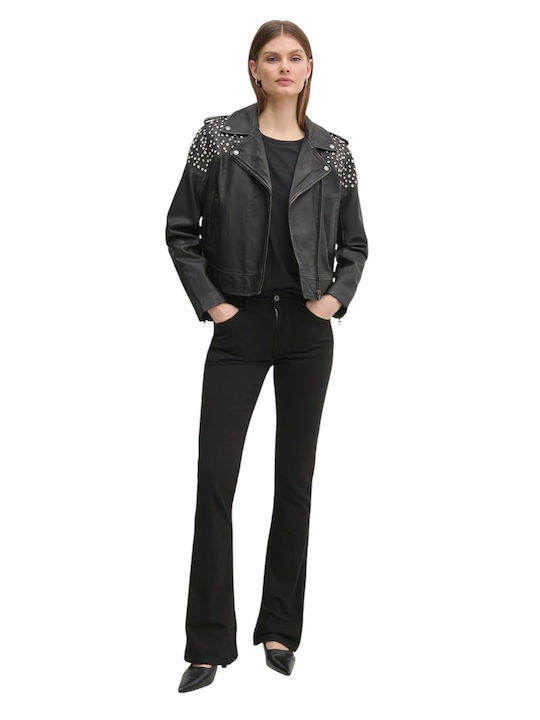 Fantasy Women's Short Lifestyle Jacket for Winter Black