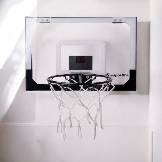 inSPORTline Indoor Over Door Basketball Hoop with Ball