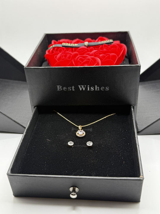 Set with Necklace & Earrings from Steel