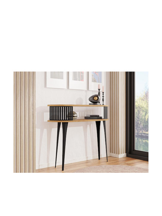 Roenni Console Table Wood & Metal L100xW25xH86cm