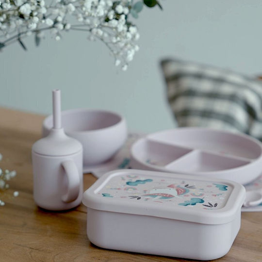 Sassi Junior Παιδικό Ποτηράκι από Σιλικόνη Ροζ 120ml
