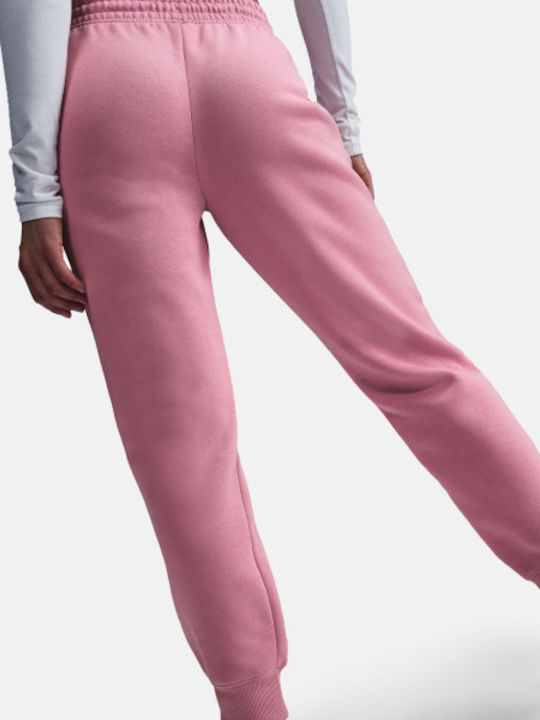 Sportswear Παντελόνι Φόρμας με Λάστιχο Fleece Ροζ
