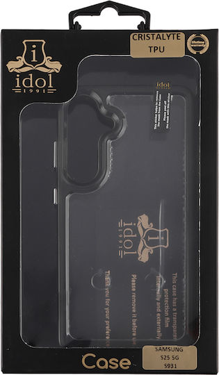 Idol 1991 Cristalyte Задна корица Силикон / Метал Прозрачен (Galaxy S25)