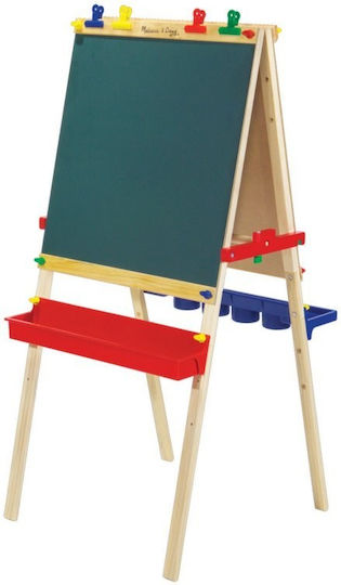Adjustable Wooden Easel Writing Board Melissa Doug