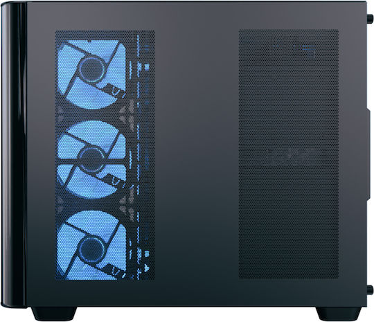 Aerocool P500C Gaming Midi Tower Κουτί Υπολογιστή με Πλαϊνό Παράθυρο Μαύρο