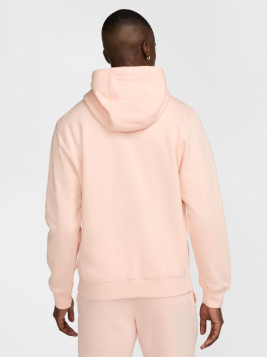 Nike Sportswear Club Sweatshirt Orange mit Kapuze Nike Sportswear Club Sweatshirt Orange mit Kapuze