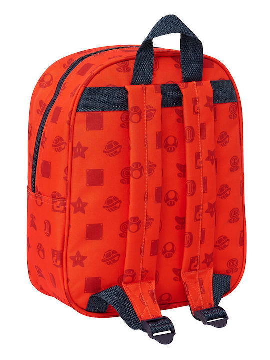Σχολική Τσάντα Super Mario Κόκκινο Ναυτικό Μπλε 22 X 27 X 10 Cm