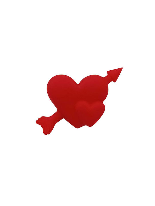 Decorative Red Heart Arrow Light 10x8cm