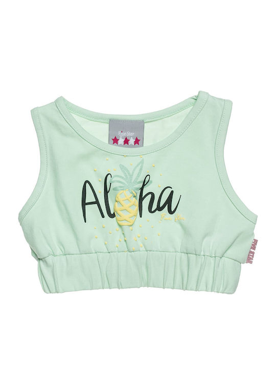 Kids' Set with Shorts Summer 2pcs Turquoise