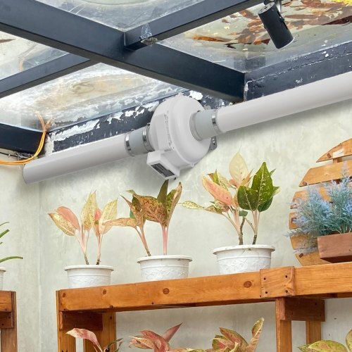 Vevor Radon Fan System 260 Cfm 4" 3.5" Dfstj4inch267v2hbv2