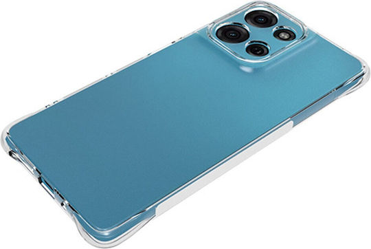 Moto Umschlag Rückseite Silikon Transparent (Motorola Moto G75 5G)