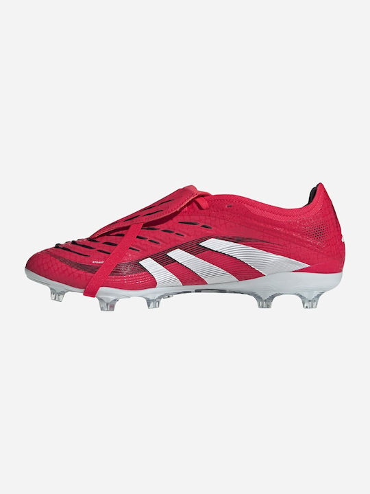 adidas FG High Football Shoes with Cleats Red