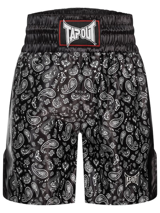 Tapout Moreno Black White Boxing Shorts