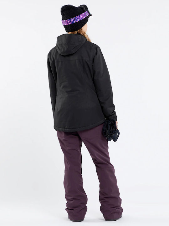 Volcom Bolt Insulated H0452413-BLK Γυναικείο Μπουφάν για Σκι & Snowboard Μαύρο