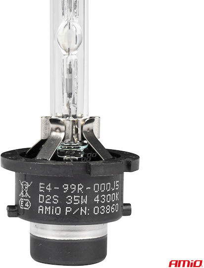 AMiO Λάμπα Αυτοκινήτου & Μοτοσυκλέτας D2S Xenon 4300K Φυσικό Λευκό 12V 35W