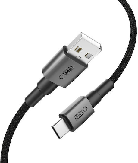 Tech-Protect Ultraboost USB 2.0 Cable USB-C male - USB-A 15W Gray 1m