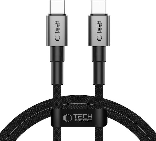 Tech-Protect Ultraboost USB 2.0 Cable USB-C Male - USB-C 100W PD Gray 1m
