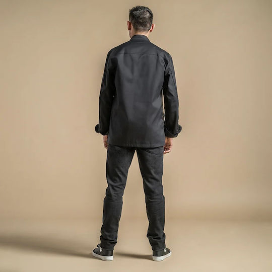 Clement Design Σακάκι Σεφ Μαύρο με Murano