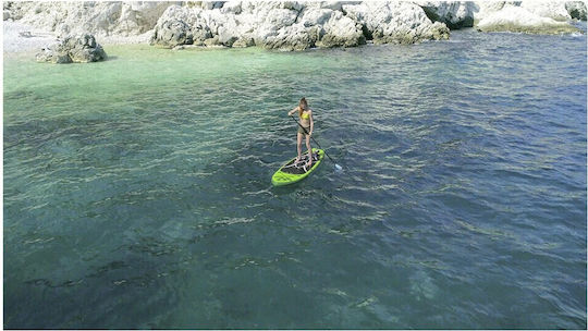 Wattsup Guppy 9 Inch Inflatable SUP Board with Length 2.75m Green/Black