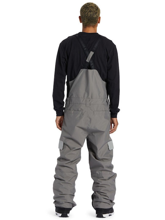 DC ADYTP03038-KPF0 Men's Dungarees for Ski & Snowboard Gray