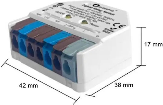 Gledopto Smart Switch ZigBee & RF 16A με Τηλεχειριστήριο