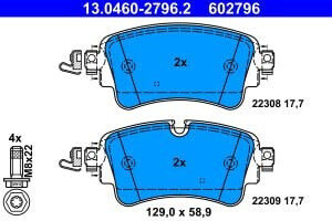 Ate Disc Brake Pad Set
