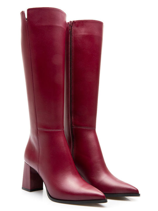 Labrini Damenstiefel Burgundisch