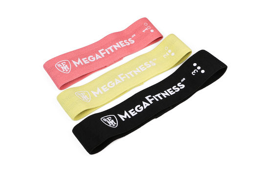 MegaFitness Bandă de rezistență pentru exerciții Bucla Mediu Roz 0.32m