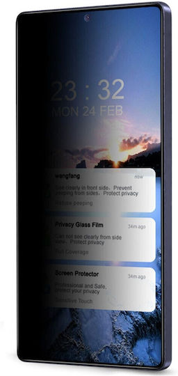 Privacy Full Face Tempered Glass Black (Galaxy S25 Ultra)