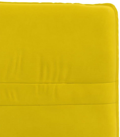 Scaune Sala de mese Catifelate Yellow 2buc 45x54x83buc