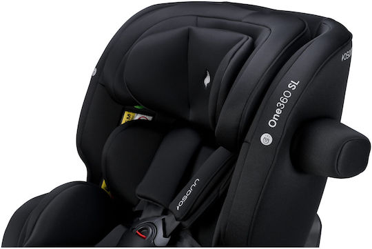 Osann One 360 SL Детско Столче за Кола i-Размер с Isofix Изцяло черно 0-36 кг