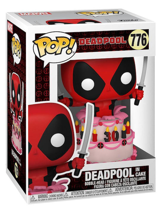 Funko Pop! Marvel: Deadpool In Cake Bobble-Head