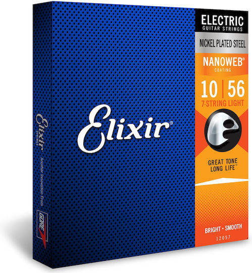 Elixir Nanoweb Σετ Χορδών Ηλεκτρικής Κιθάρας 10 - 56"
