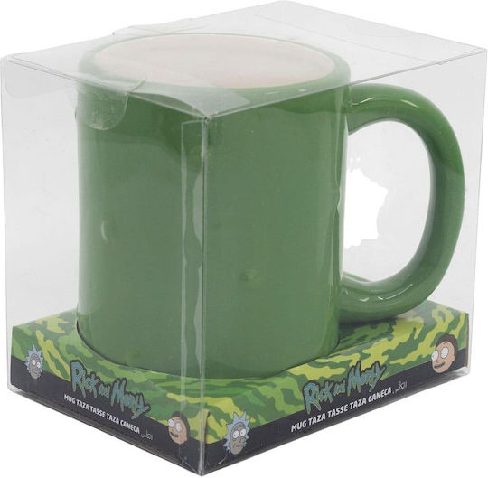 Stor Cana Ceramică Verde 740ml