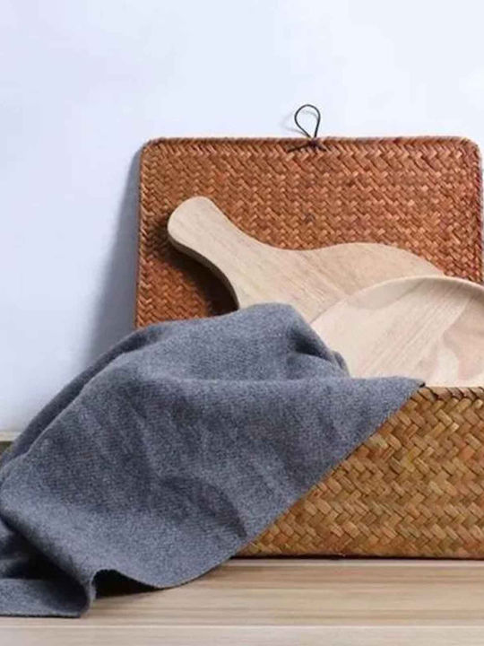 Пластмаса Кутия за съхранение с капак 39x28x18см 1бр