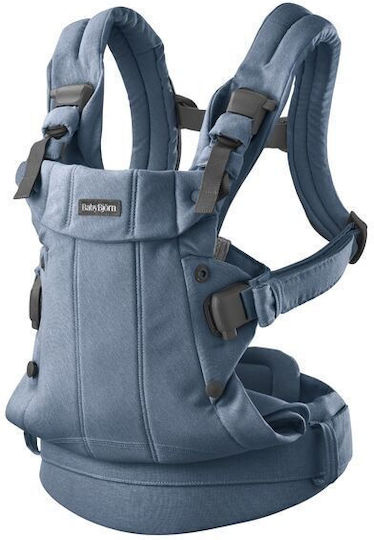 BabyBjorn Κλασικός Μάρσιπος Harmony Woven Μπλε με Μέγιστο Βάρος 15kg