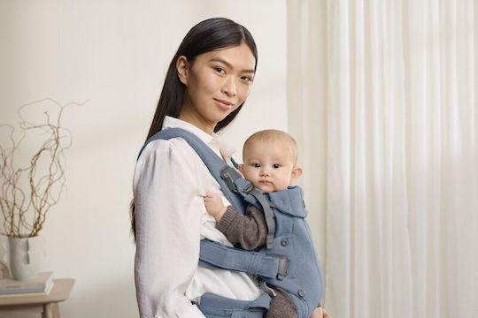 BabyBjorn Κλασικός Μάρσιπος Harmony Woven Μπλε με Μέγιστο Βάρος 15kg