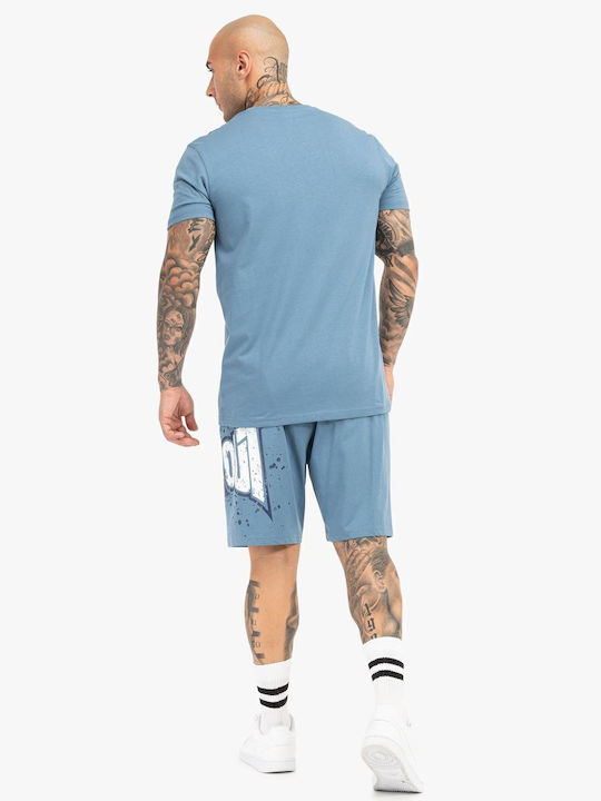 Σετ Κοντομάνικο Μπλουζάκι Σορτσάκι Tapout Dunlab Regular Fit Blue White Navy Σετ Κοντομάνικο Μπλουζάκι Σορτσάκι Tapout Dunlab Regular Fit Blue White Navy