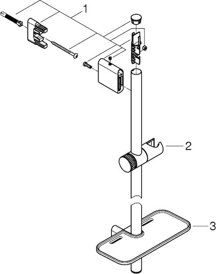 Grohe Rainshower Smartactive Bară de duș