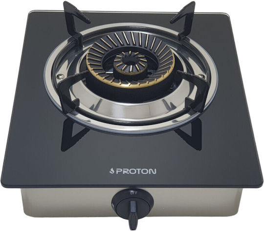 Proton GS01 Liquid Gas Countertop Single Burner Black